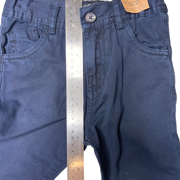 New Life and Legend Toddler Boys Navy Blue Denim Pants Adjustable Waist Size 2 - Picture 9 of 14